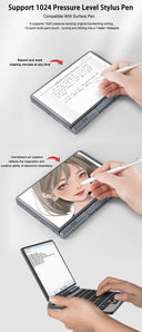 Crelander P8 8 Inch Mini Laptop Touchscreen 360 Degree Rotating Intel N100 WiFi6