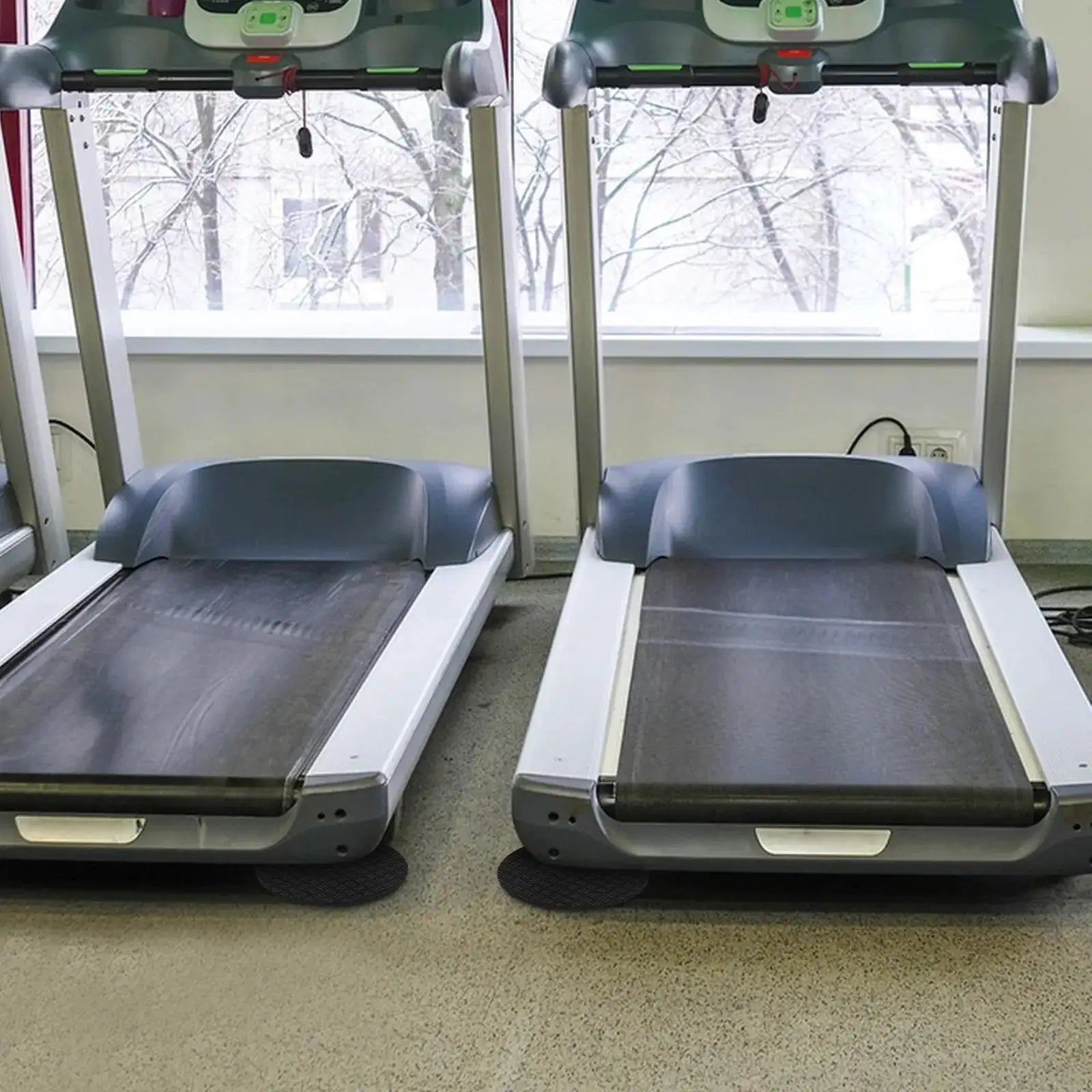 6Pcs Treadmill Floor Mat Heavy Duty Soundproof Shock Absorbing Non Slip Exercise Equipment Pad for Home Gym Tile Hardwood Carpet