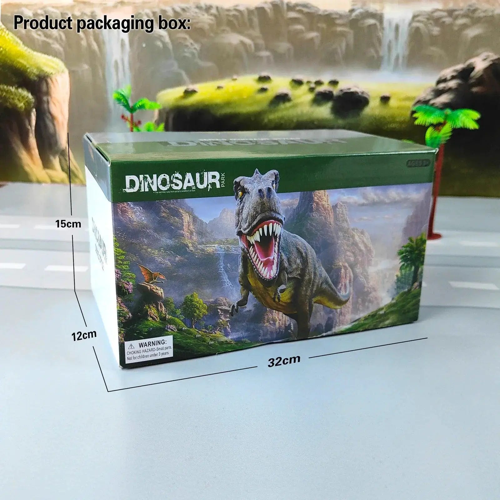 Climbing Dinosaur Track Adventure Playset Flexible Cars