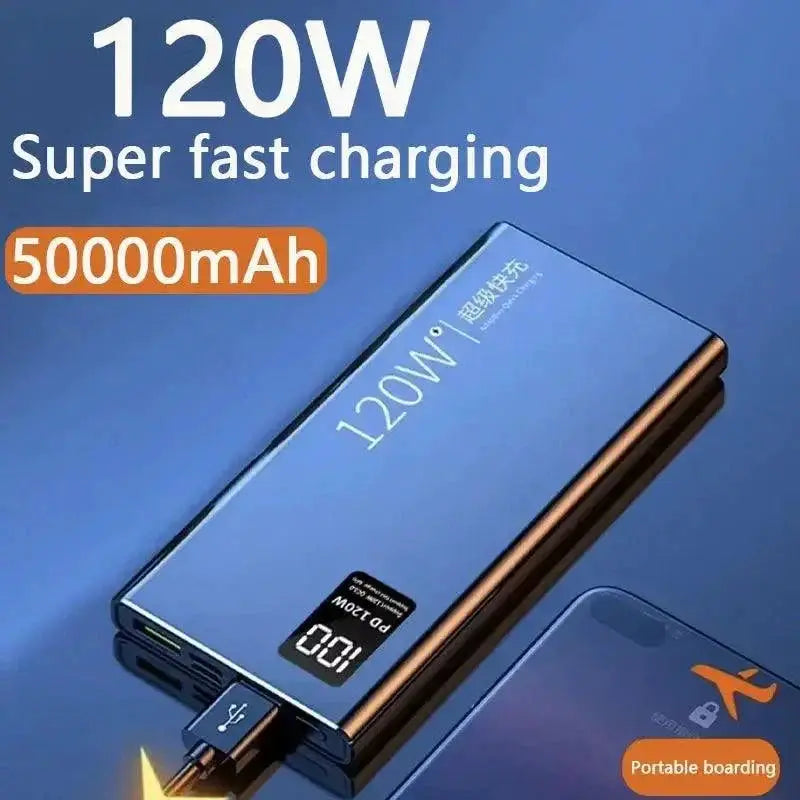 Supercharged Portable Power Bank High Capacity Fast Charger
