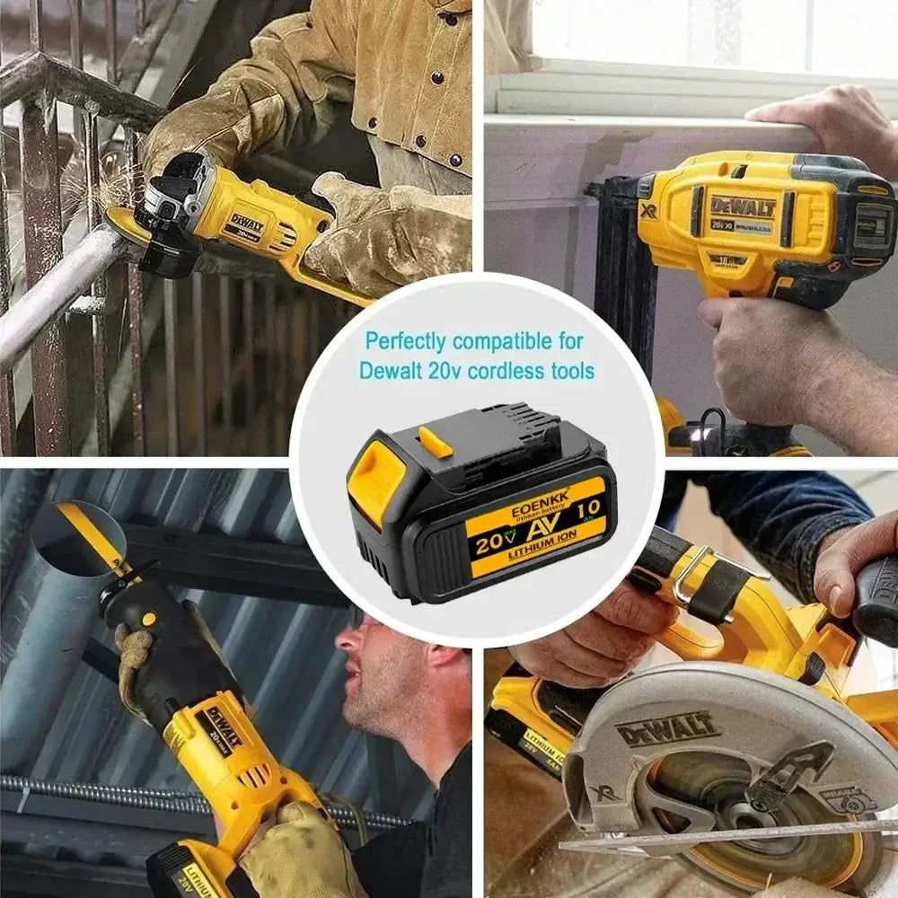 20V 10Ah Lithium Replacement Battery For Power Tools