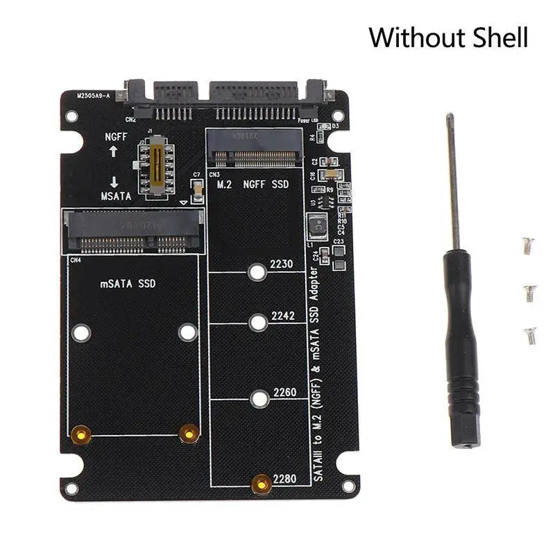 SATA To M2 SSD Adapter Dual Drive Support Boost Performance