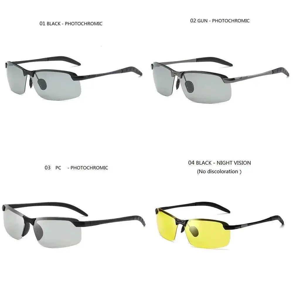 Transformative Photochromic Polarized Driving Sunglasses