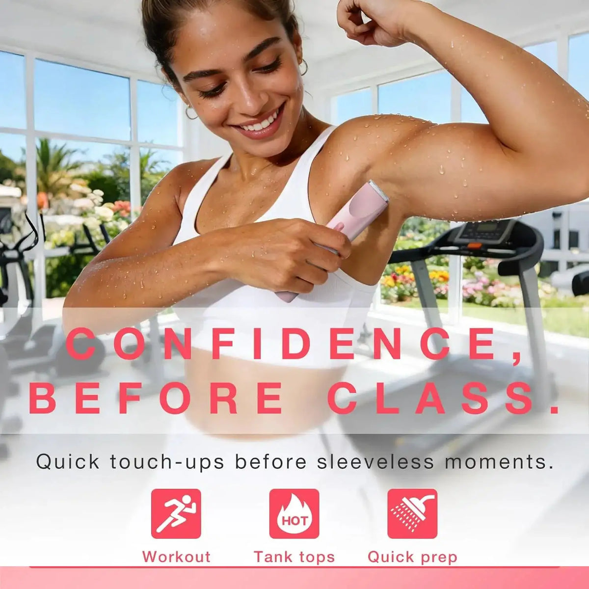 Bikini Trimmer Electric Razors for Women, Body Hair Trimmer, IPX7 Waterproof Rechargeable Lady Shaver