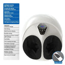 Foot Massager With Vibration, Deep Kneading, Pressing, Acupressure Heating Functions to Relieve Soreness in Legs Feet