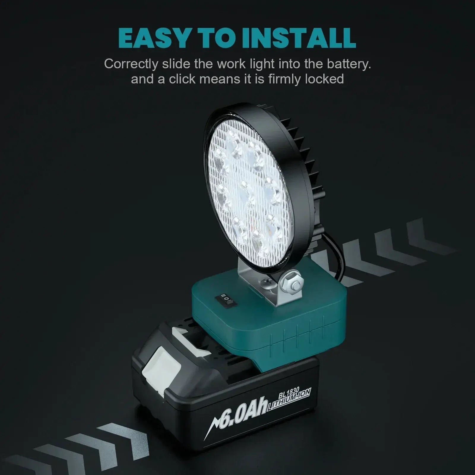 Makita Battery Work Light LED Flashlight - OurLum.com
