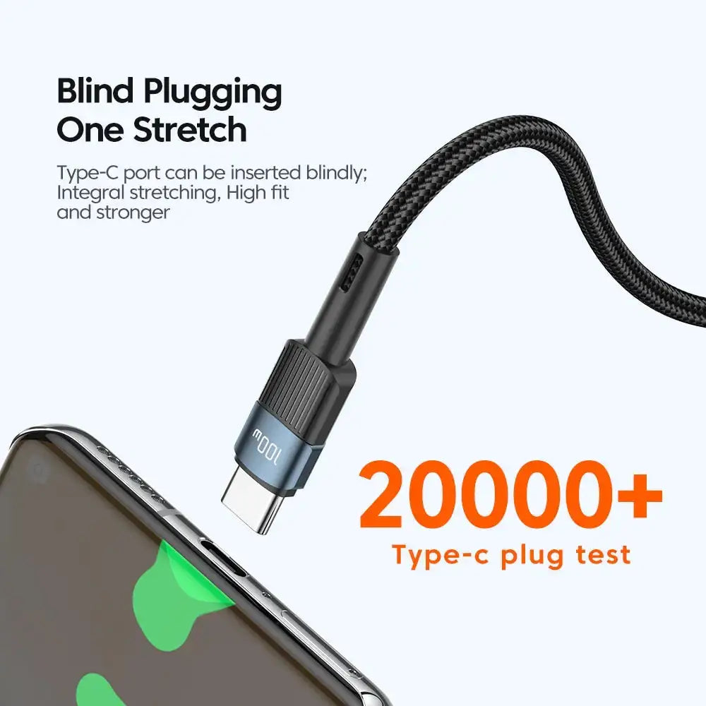 Essager 100W USB C PD Fast Charging Cable For MacBook - product image 5