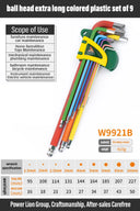 WYNNS Allen Wrench Set Hex Key 9pcs Tool for Repairs