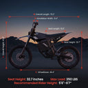 ESKUTE Electric Dirt Bike 53 MPH 70 Miles