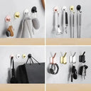 Drill Free Adhesive Wall Hook For Coats