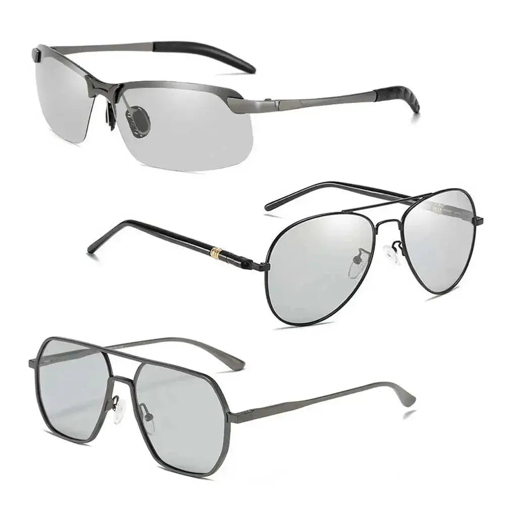 Transformative Photochromic Polarized Driving Sunglasses