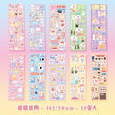 Kawaii Cartoon Animals Decorative Stickers for Scrapbooking