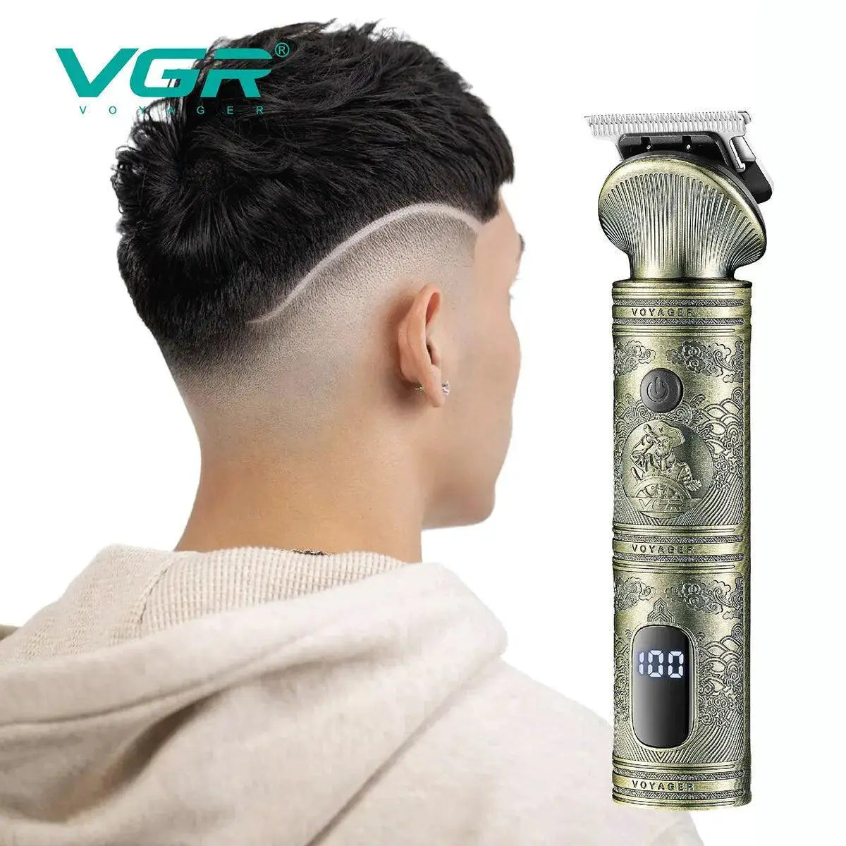 VGR Hair Trimmer Professional Stainless Steel Blade Kit