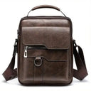 Men's iPad Shoulder Bag in PU Leather