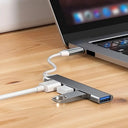 Type C USB Hub 4 Port - Fast 3.0 OTG Splitter