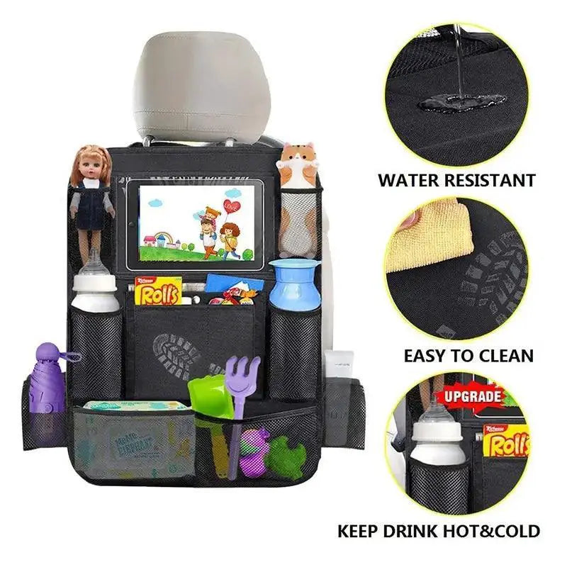 Car Organizer Tablet Holder Travel Storage Neat Rides