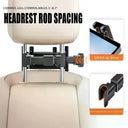 Car Headrest Phone Mount - 360 Degree Rotation