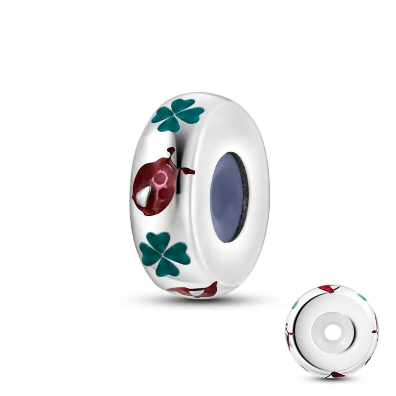 Silver Plated Butterfly Ladybug Cactus