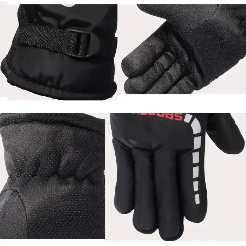 Outdoor Winter Warm Thermal Cycling Gloves Waterproof Grip