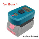 Fast Charging USB Type-C Adapter for Makita Bosch Milwaukee