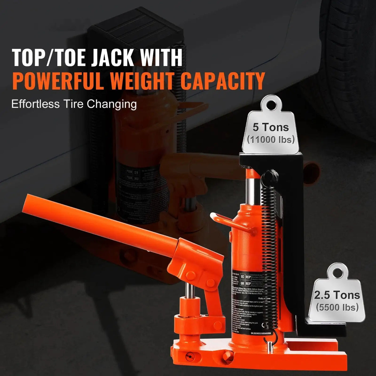 Succebuy Hydraulic Toe Jack Ton — product image 2
