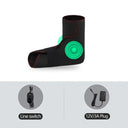 Electric Heating Foot Wrap Full Foot Coverage Vibration Massage Relief Pain Ankle Comfort Home Relax Sports Recovery