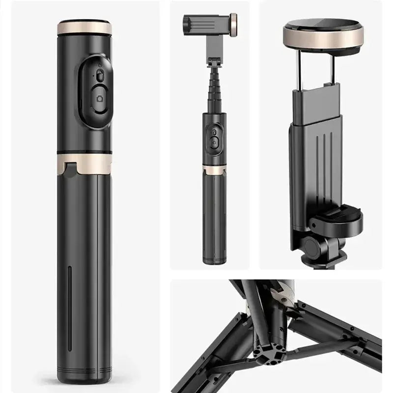 Bluetooth Selfie Stick Foldable Tripod for iPhone Samsung