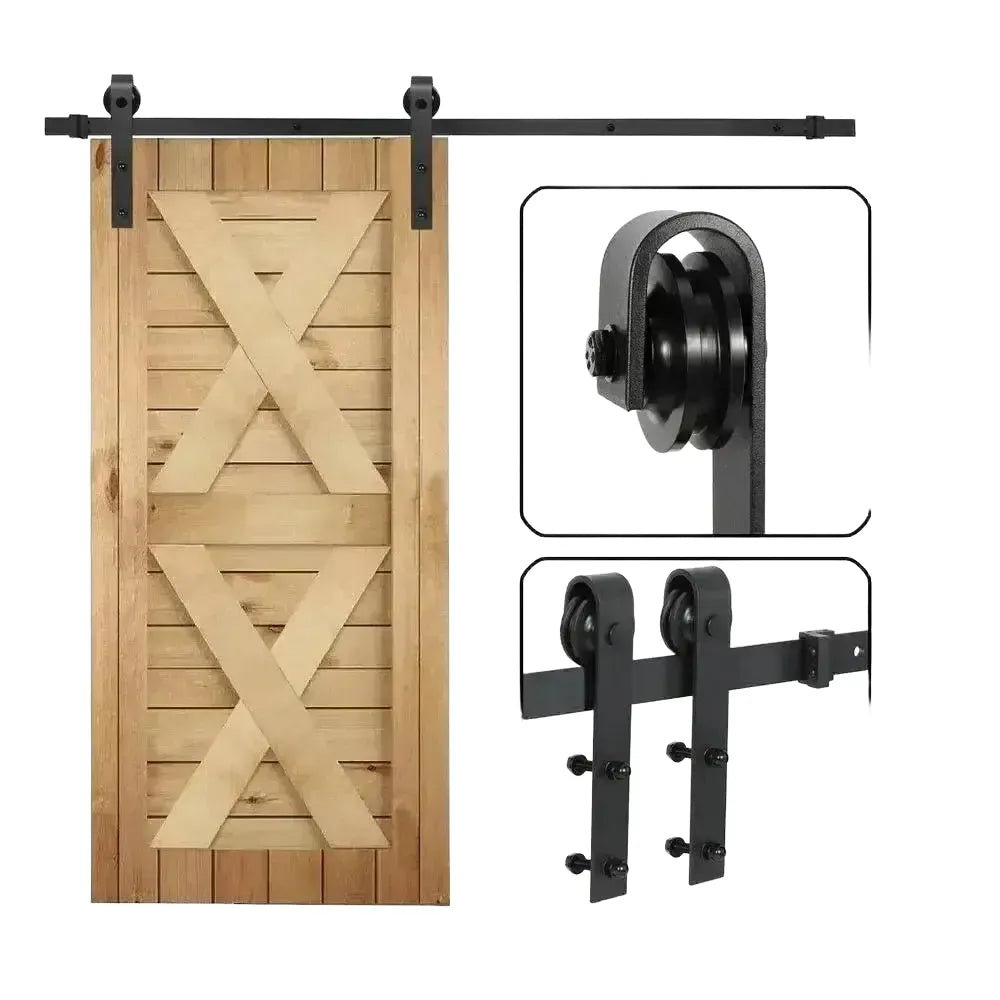 Durable Barn Door Hardware Kit for Homes — product view 1