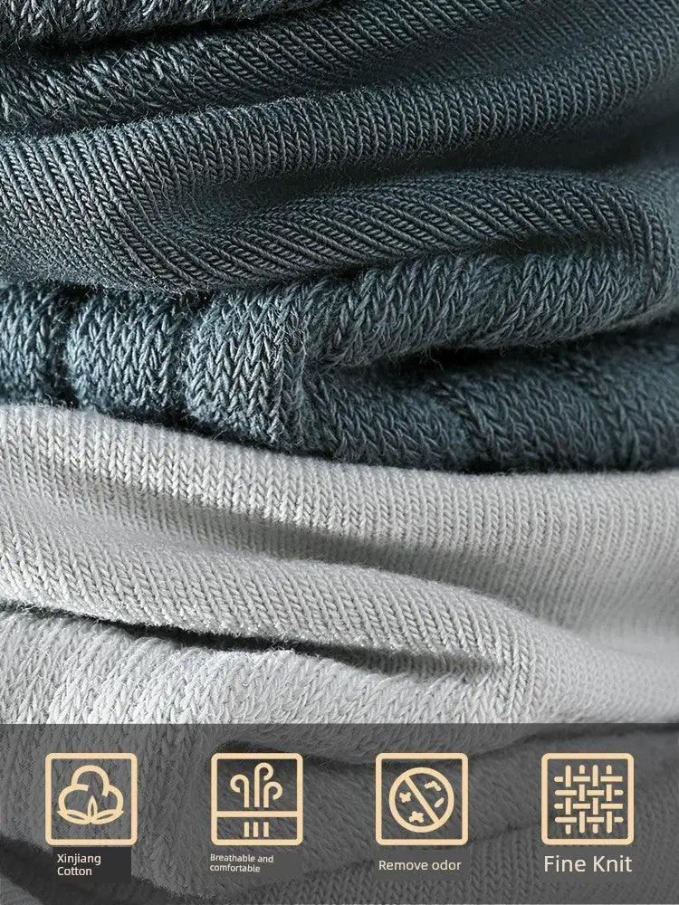 Ultimate Comfort Cotton Socks For Men Sweat Absorbing