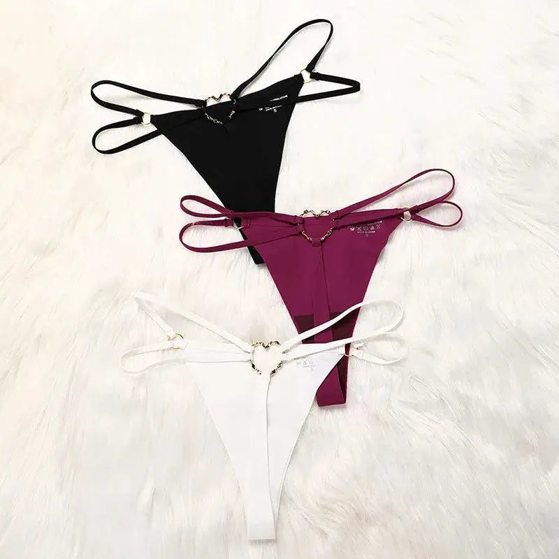 Iron Ring G String Lingerie Seductive Hollow Out Quality