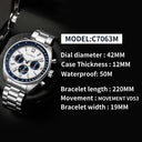 Sport Chronograph Men's Watch Luxury Timepiece for Gentlemen