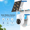 Smart Solar Outdoor PTZ Camera For Home