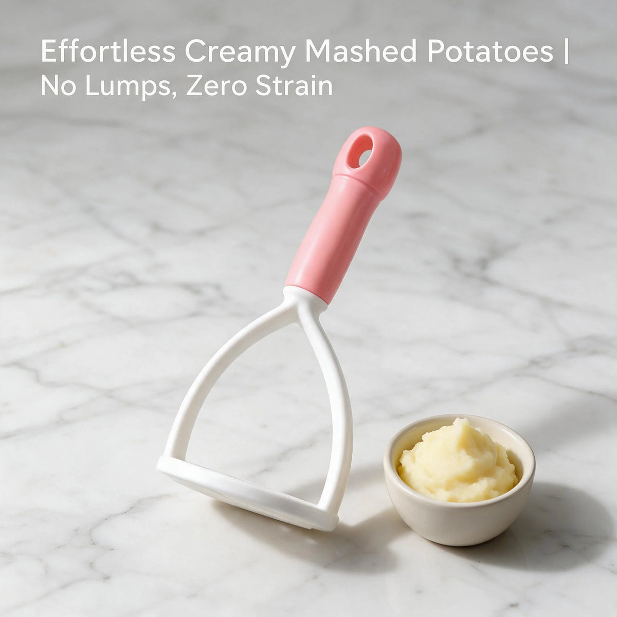 Manual Potato Masher Labor Saving Easy To Clean Multifunctional — product view 6