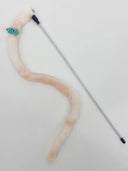 Feather Cat Teaser Wand: Interactive Caterpillar Toy for Cats