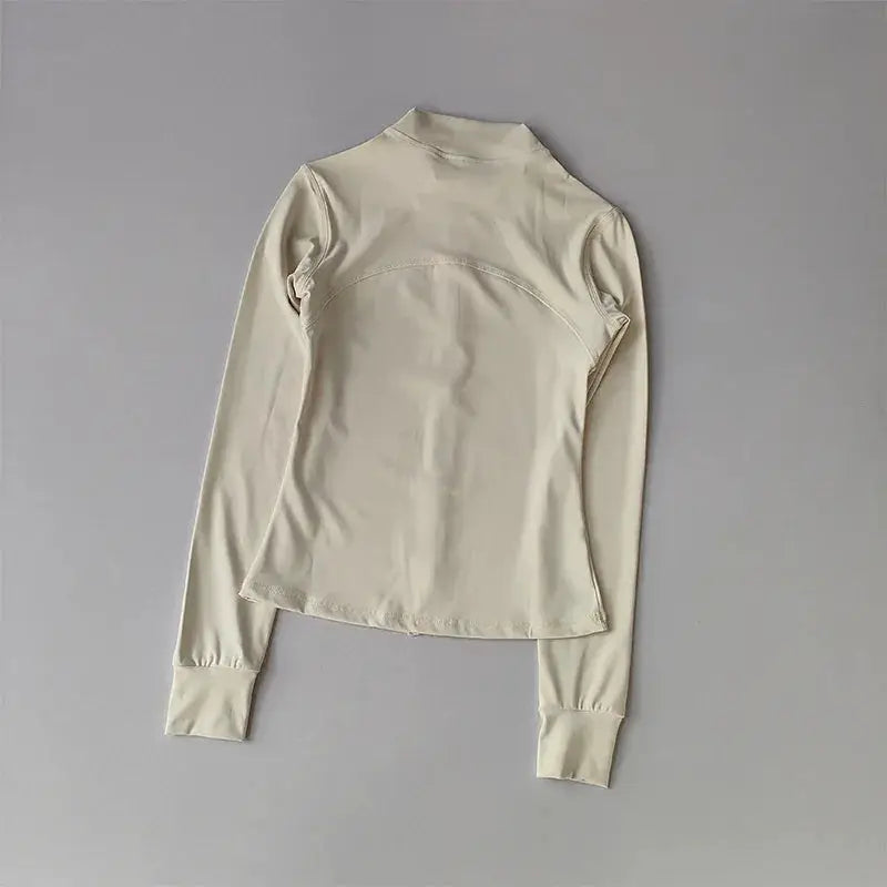Yoga Suit Women High End Standing Collar Long Sleeve Jacket