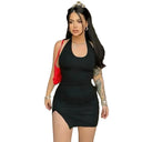 Sleek Nightlife Dress for Women Backless
