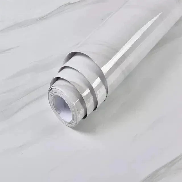 Durable Marble Wallpaper for Cabinets — Marble Jazz White
