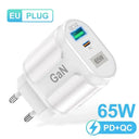 USLION GaN 65W Fast Charger for Travel