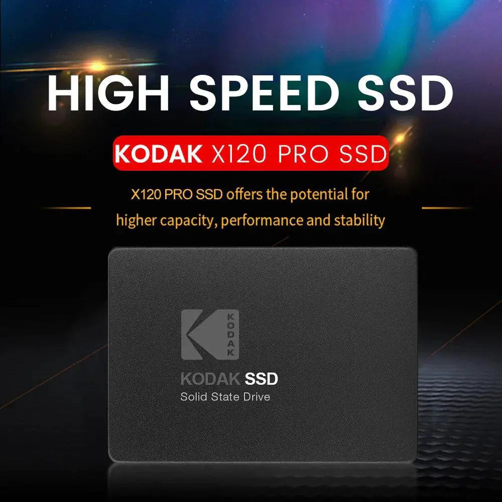Kodak X120 SATA SSD With Blazing Read Speeds 550 MBps