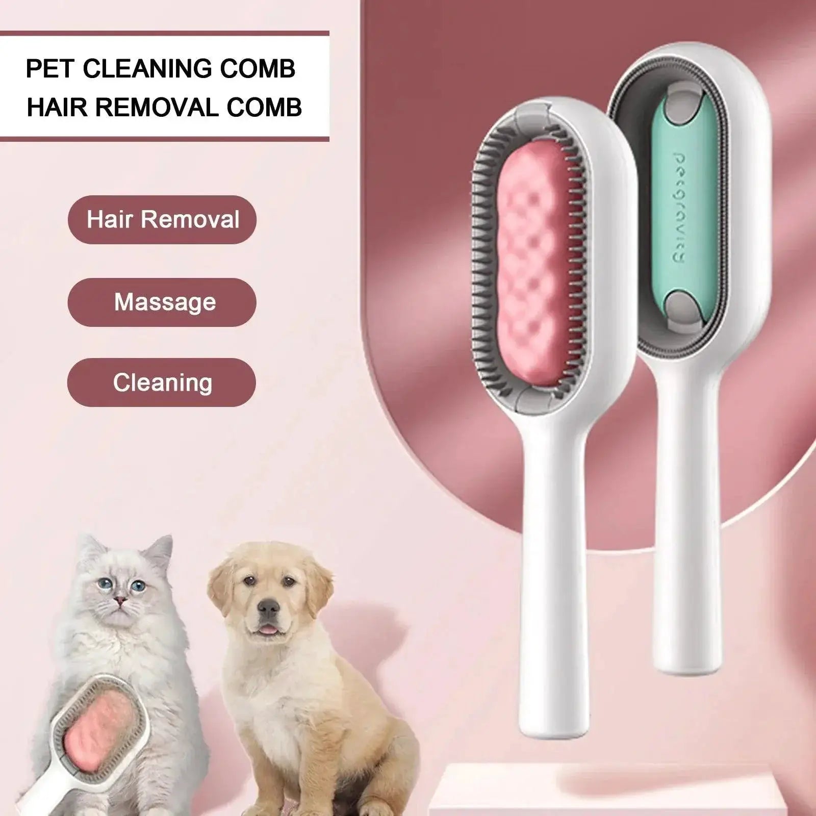 Cat Grooming Comb Hair Remover for Floating Hair and Fur