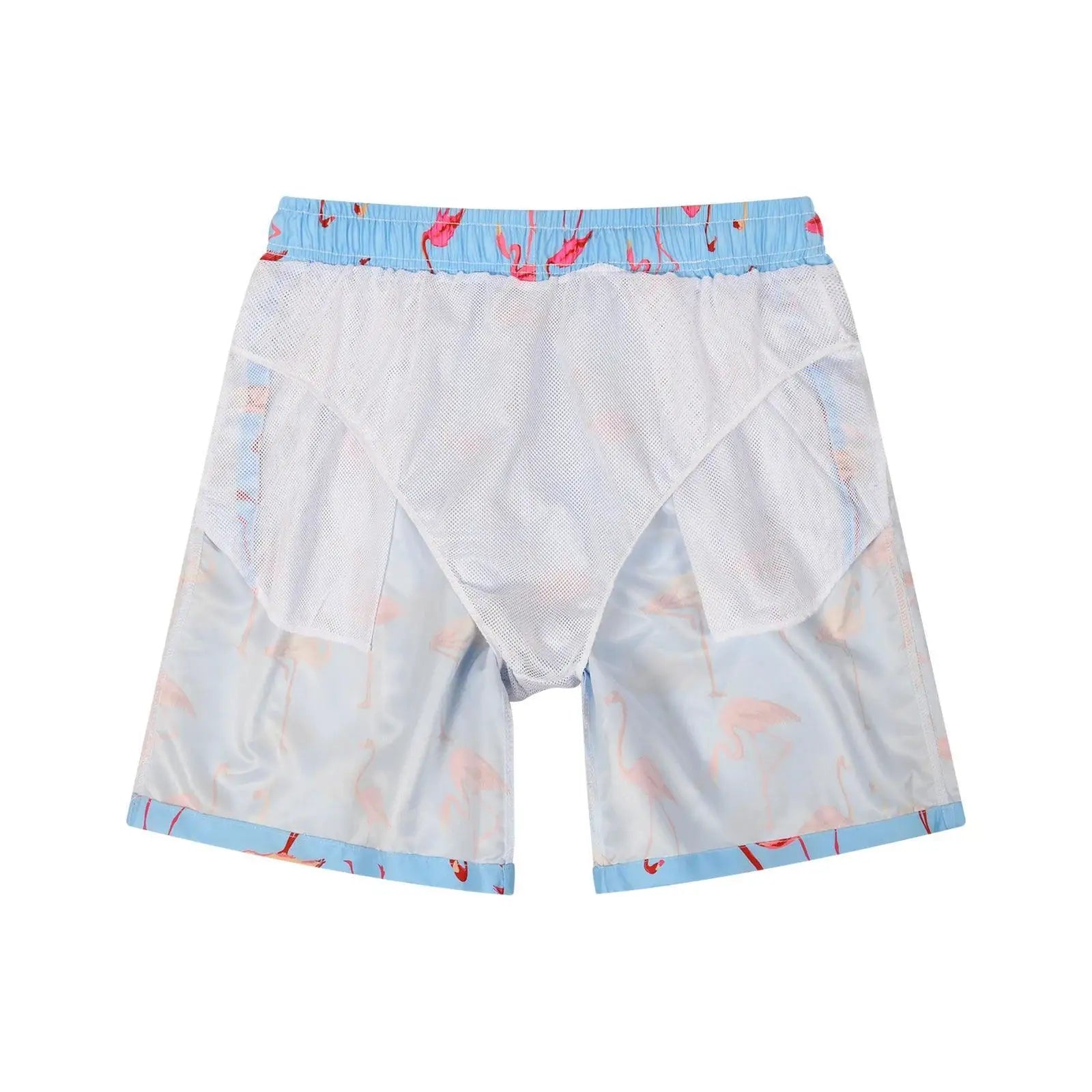 Mens Quick Dry Swim Shorts Animal Print Beach Ready