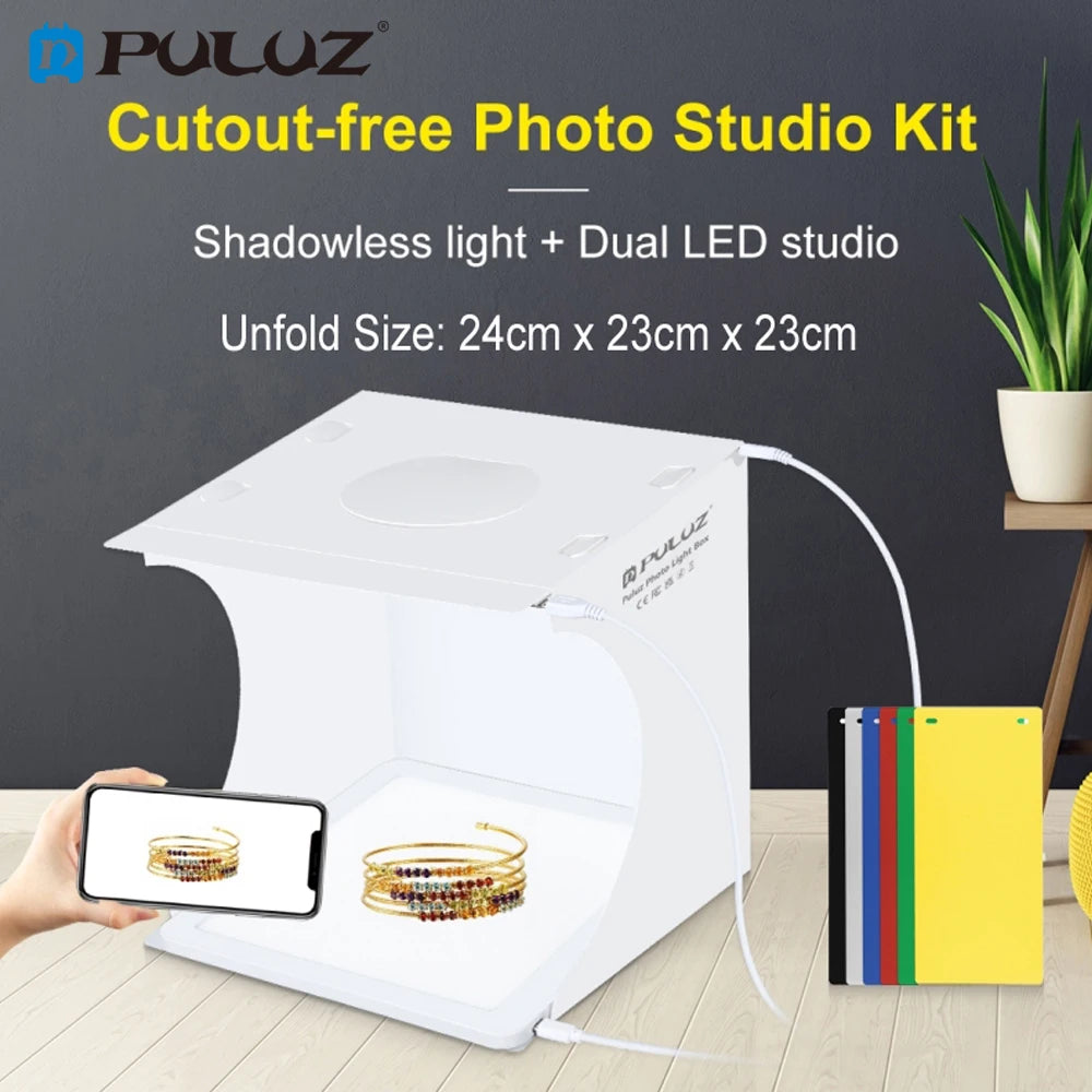 Puluz Mini Led Photography Shadowless