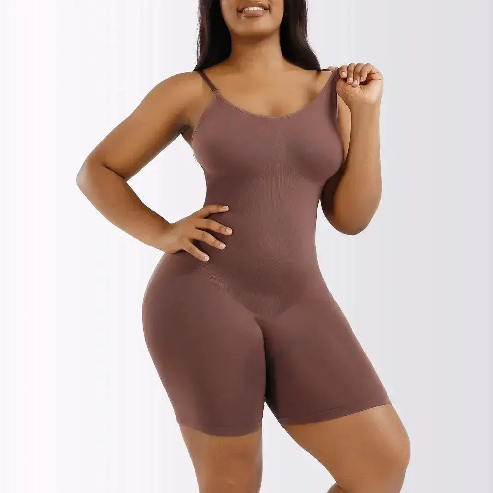 Seamless Shapewear Bodysuit for Belly Control and Silhouette