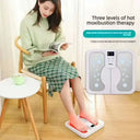 Remote Control Foot Massager Kneading Compression Low Frequency Pulse Electric Foot Stimulator Electric Stimulator Foldable