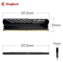 KingBank Intel Gaming RAM High Frequency Heatsink XMP