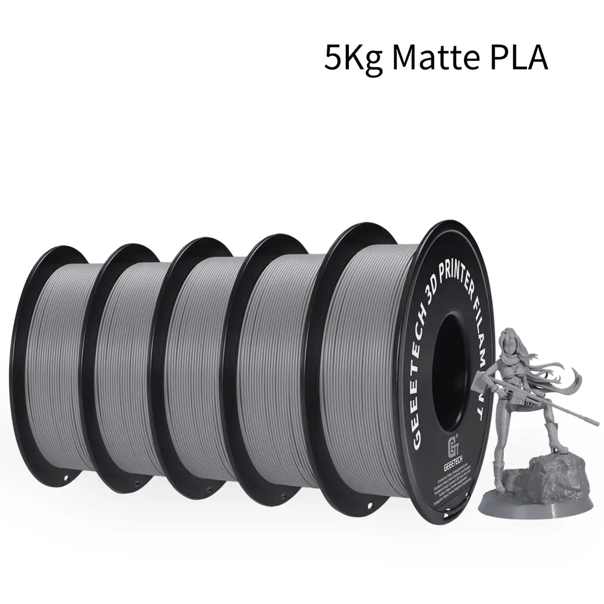Matte PLA Filament Spool — product view 16