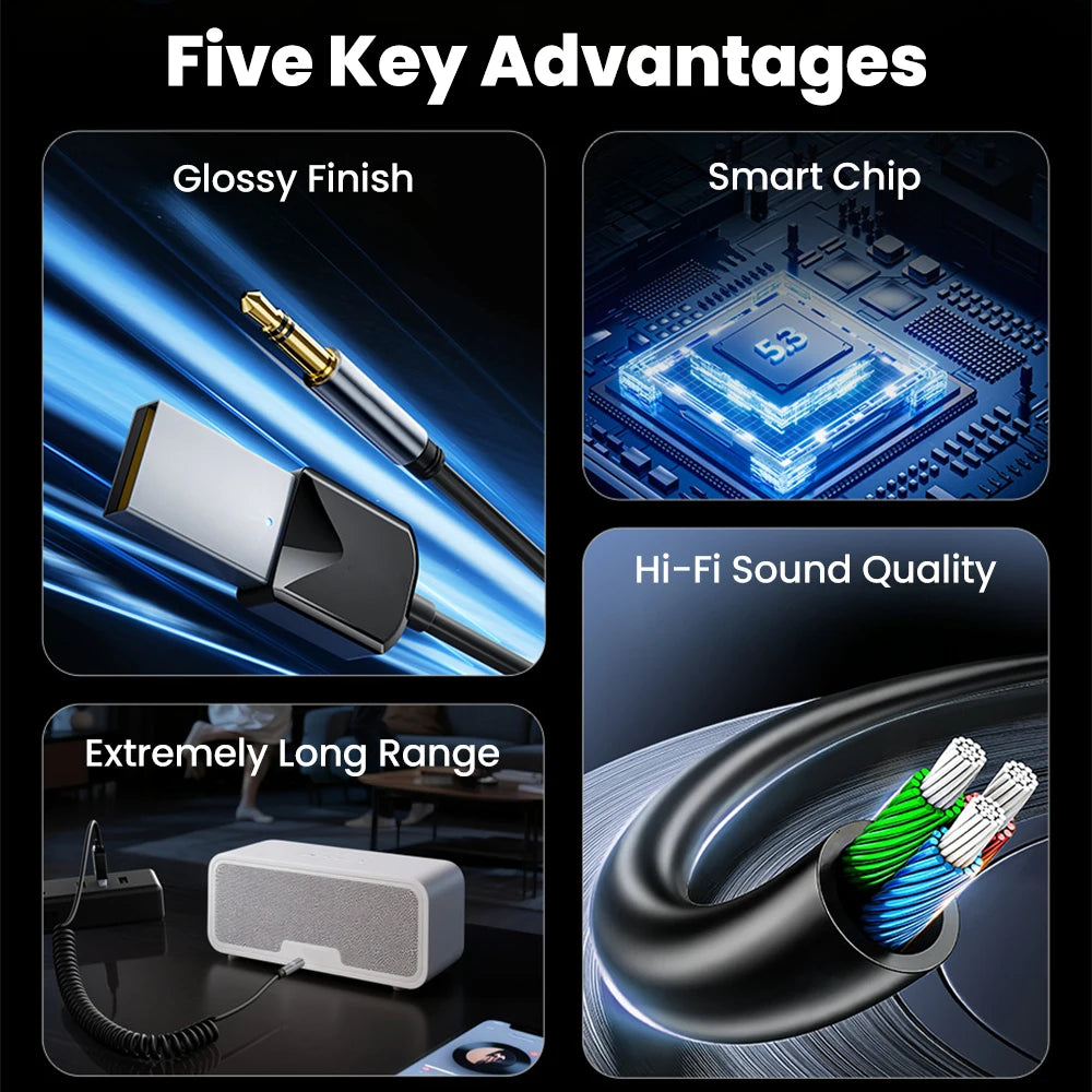 USB Microphone Bluetooth Audio Adapter