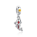 Sterling Silver Charm Fortune Cat
