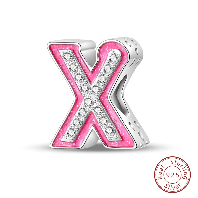 Qikaola Bracelet Charm Plata De