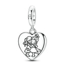 Sterling Silver Charm Family Love